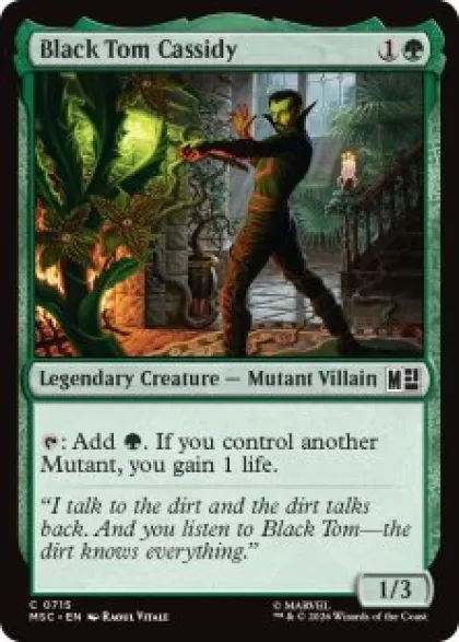 Black Tom Cassidy - Marvel Super Heroes Commander