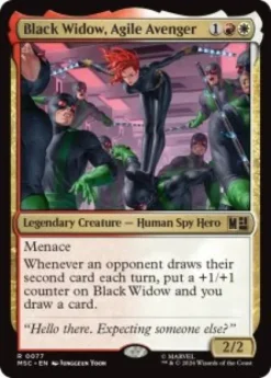 Black Widow, Agile Avenger - Marvel Super Heroes Commander