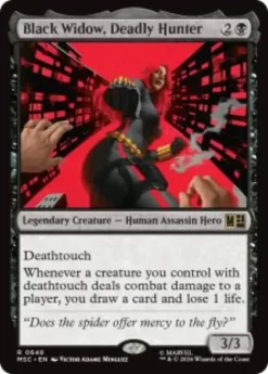 Black Widow, Deadly Hunter - Marvel Super Heroes Commander