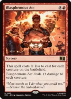Blasphemous Act (surge foil) - Marvel Super Heroes Commander