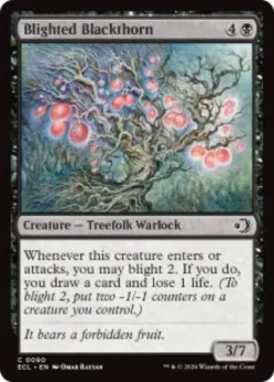 Blighted Blackthorn - Lorwyn Eclipsed