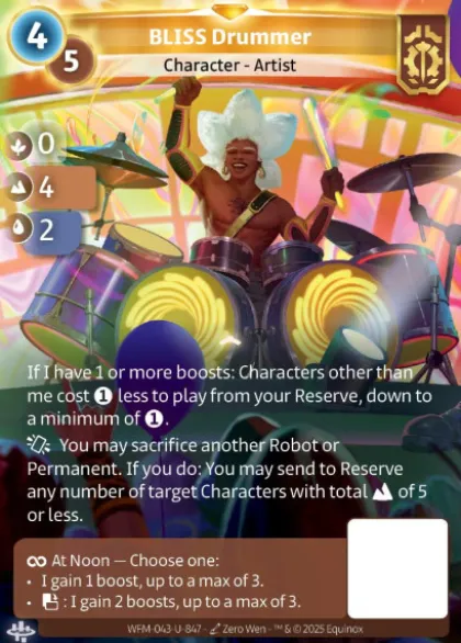 BLISS Drummer (U-847) - Altered Unique whispers