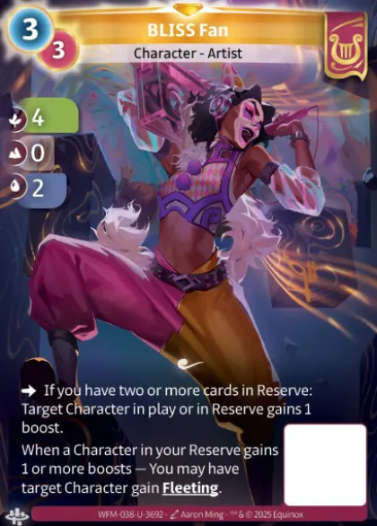 BLISS Fan (U-3692) - Altered Unique whispers