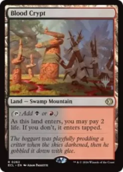 Blood Crypt (foil) - Lorwyn Eclipsed Planeswalker Stamped