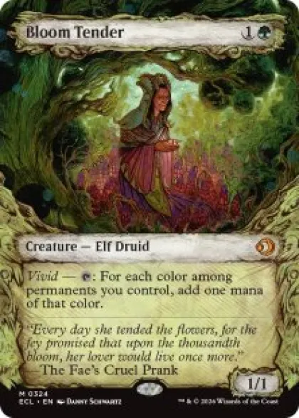 Bloom Tender (#324) (foil) (showcase) - Lorwyn Eclipsed Varianten