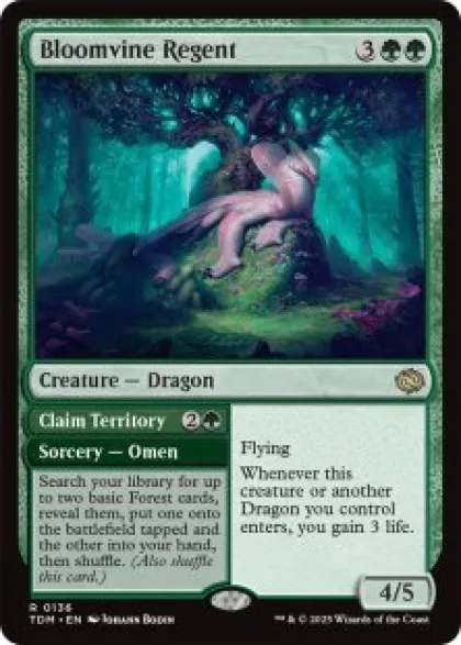 Bloomvine Regent (foil) - Tarkir: Dragonstorm