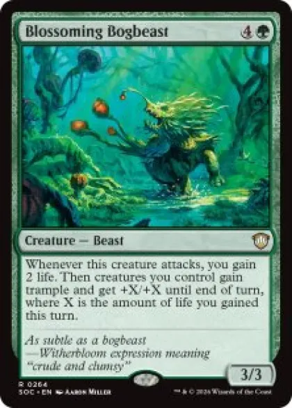 Blossoming Bogbeast - Secrets of Strixhaven Commander