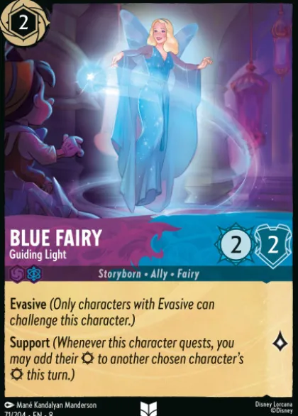 Blue Fairy, Guiding Light (foil) - Reign of Jafar
