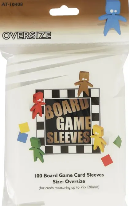 Board Game Sleeves: Oversized 79 x 120 mm (100 stuks)