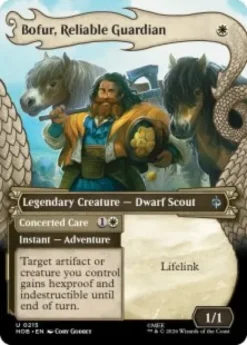 Bofur, Reliable Guardian (#215) (foil) (borderless) - The Hobbit Varianten