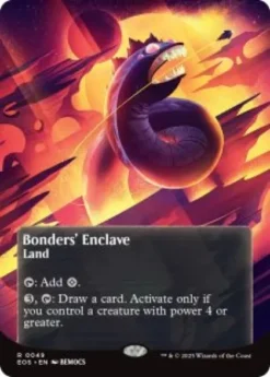 Bonders' Enclave (#49) (foil) (borderless) - Edge of Eternities Stellar Sights