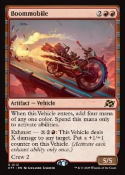 Boommobile (foil) - Aetherdrift Planeswalker Stamped