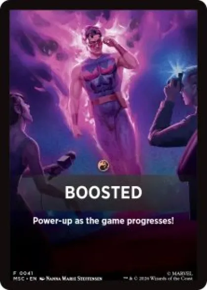 Boosted front card - Marvel Super Heroes Commander