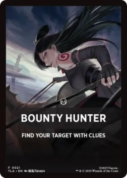 Bounty Hunter front card - Avatar: The Last Airbender