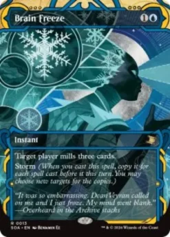 Brain Freeze (#013) (foil) (showcase) - Secrets of Strixhaven Mystical Archive