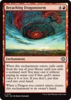 Breaching Dragonstorm (foil) - Tarkir: Dragonstorm