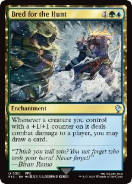 Bred for the Hunt (surge foil) - Final Fantasy Commander