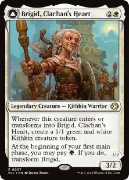 Brigid, Clachan's Heart (foil) - Lorwyn Eclipsed