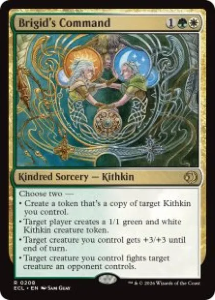 Brigid's Command (foil) - Lorwyn Eclipsed