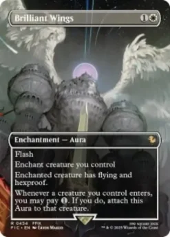 Brilliant Wings (foil) (borderless) - Final Fantasy Commander Varianten