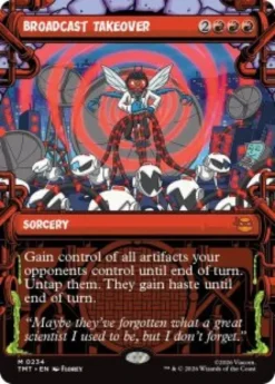 Broadcast Takeover (foil) (showcase) - Teenage Mutant Ninja Turtles Varianten