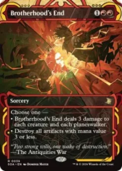 Brotherhood's End (#039) (foil) (showcase) - Secrets of Strixhaven Mystical Archive