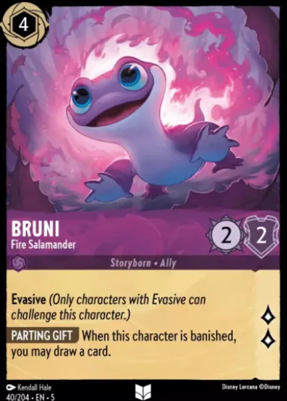 Bruni, Fire Salamander (foil) - Shimmering Skies