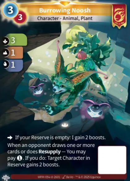 Burrowing Noosh (U-2601) - Altered Unique whispers