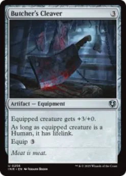 Butcher's Cleaver (foil) - Innistrad Remastered