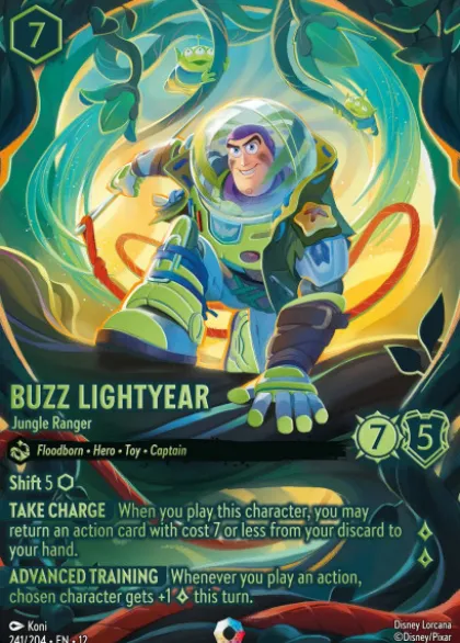 Buzz Lightyear, Jungle Ranger (foil) (borderless) - Wilds Unknown