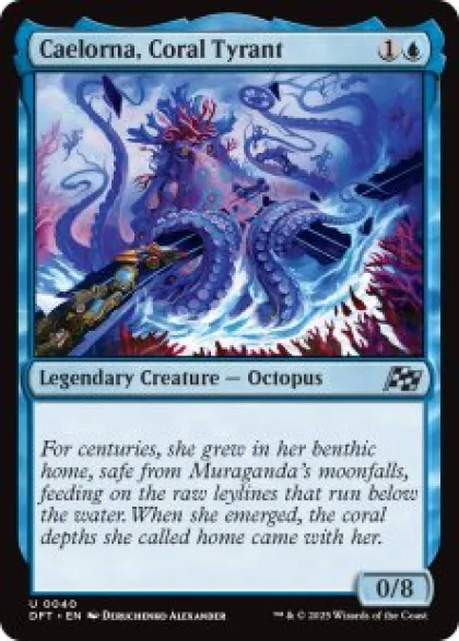 Caelorna, Coral Tyrant (foil) - Aetherdrift