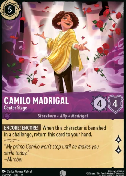Camilo Madrigal, Center Stage (foil) - Reign of Jafar
