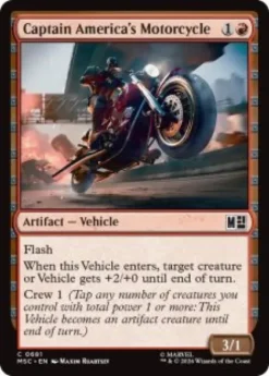Captain America's Motorcycle - Marvel Super Heroes Commander