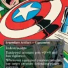 Captain America's Shield (#317) (foil) (borderless) - Marvel Super Heroes Varianten
