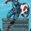 Captain America, Super-Soldier (#352) (foil) (borderless) - Marvel Super Heroes Varianten