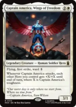 Captain America, Wings of Freedom - Marvel Super Heroes