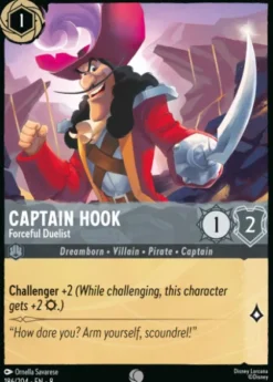 Captain Hook, Forceful Duelist (foil) - Reign of Jafar