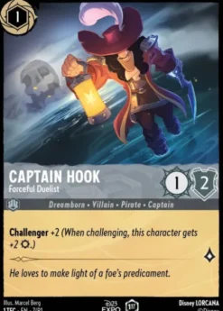 Captain Hook, Forceful Duelist (foil) - Promo Set 1