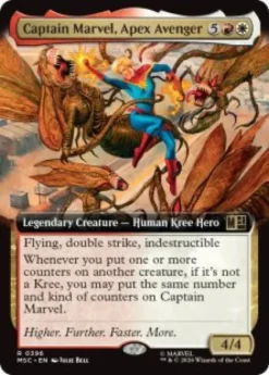 Captain Marvel, Apex Avenger (extended art) - Marvel Super Heroes Commander Varianten