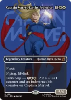 Captain Marvel, Earth's Protector (#354) (borderless) - Marvel Super Heroes Varianten