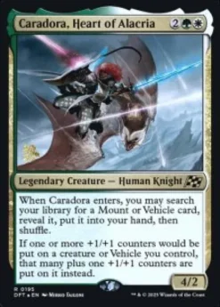 Caradora, Heart of Alacria (foil) - Aetherdrift Prerelease Promo's