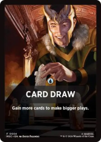 Card Draw front card - Marvel Super Heroes Commander