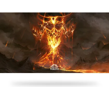 Card Game Tokens Playmat Elemental (incl. Protective Tube)
