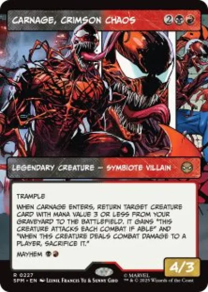 Carnage, Crimson Chaos (borderless) - Marvel's Spider-Man Varianten