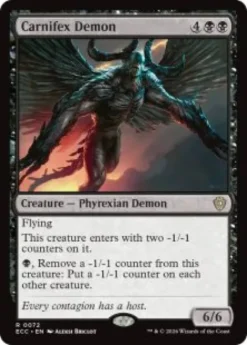Carnifex Demon - Lorwyn Eclipsed Commander