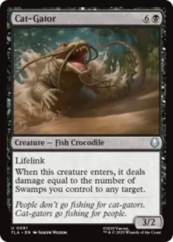 Cat-Gator (foil) - Avatar: The Last Airbender