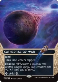 Cathedral of War (#06) (foil) (borderless) - Edge of Eternities Stellar Sights