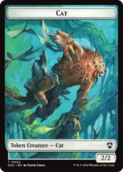 Cat Token (2/2) - Secrets of Strixhaven Commander