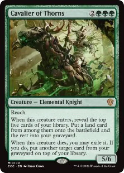 Cavalier of Thorns - Lorwyn Eclipsed Commander