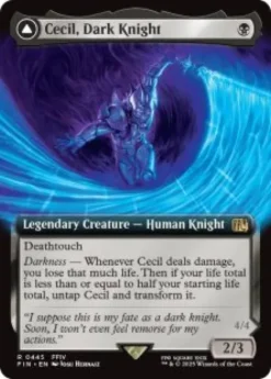 Cecil, Dark Knight (#445) (foil) (extended art) - Final Fantasy Varianten